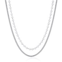 Collana Sagapo Donna WISDOM in Acciaio SWI05